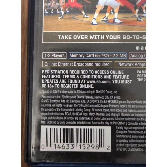 NCAA March Madness 07 - PlayStation 2 - Picture 3 of 4